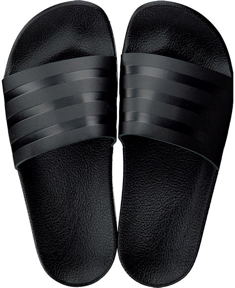 adidas slippers adilette zwart dames|adidas adilette sneakers.